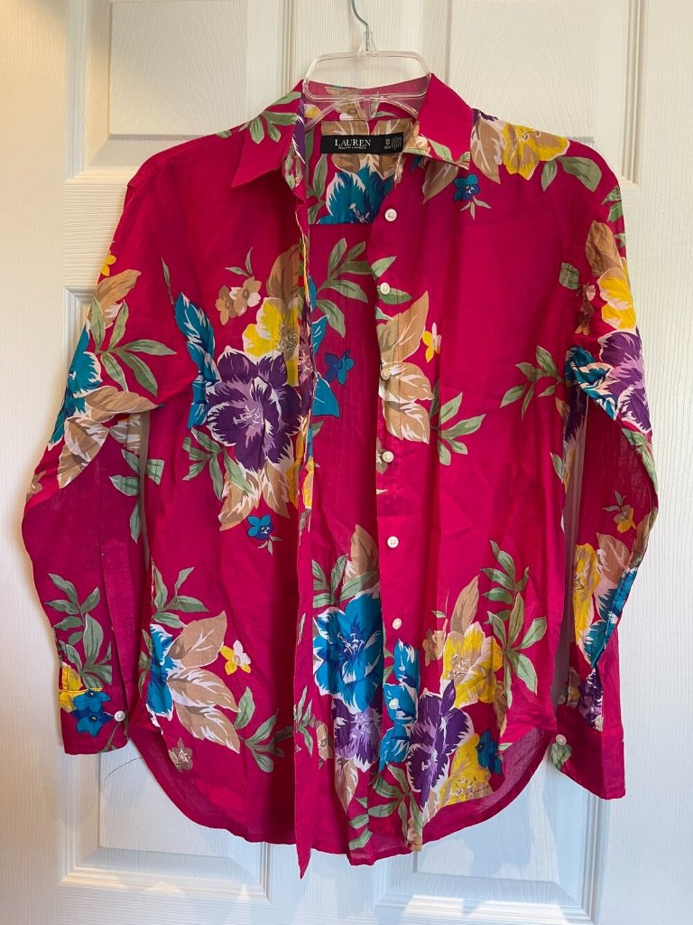 Lauren RL Floral shirt XS